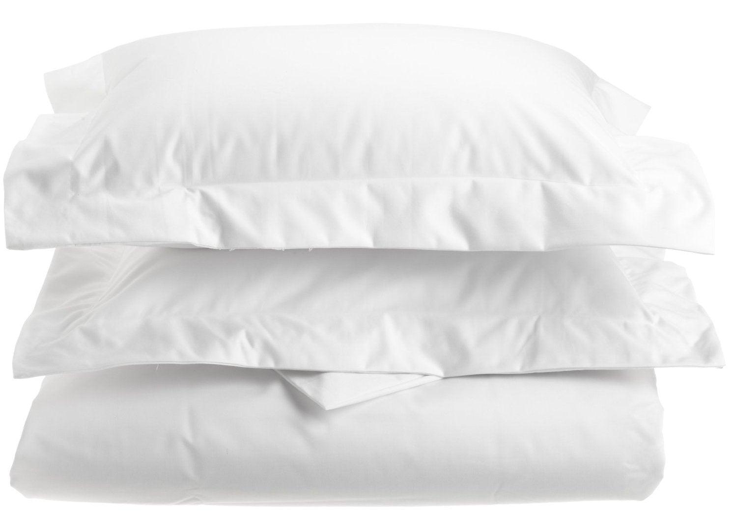 Luxury 1000 Thread Count Cotton Rich Solid Duvet Cover Set - King Size Bedding for Ultimate Comfort & Softness - Perfect for Master Bedrooms, Guest Rooms & Hotels