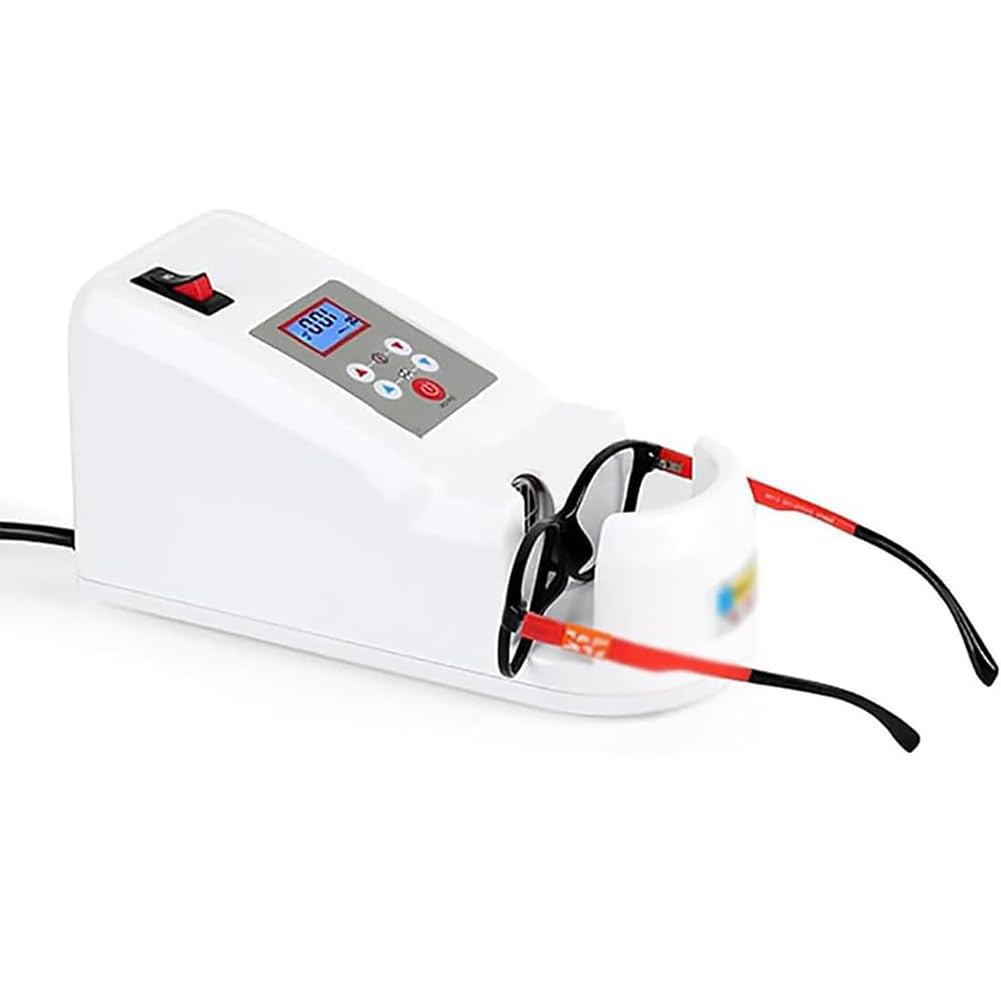 FAcoLL Glasses Frame Warmer - Adjustable Hot Air Glasses Heater with 80°F~160°F Temperature Control & 6 Wind Speed Levels for Optical Frames - Perfect for Eyewear Shops, Opticians, and DIY Glasses Repair at Home