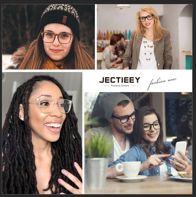 Blue Light Blocking Glasses for Women & Men - Anti Glare Reading Glasses with Durable Frame | Perfect for Computer Use, Reading & Screen Time Protection