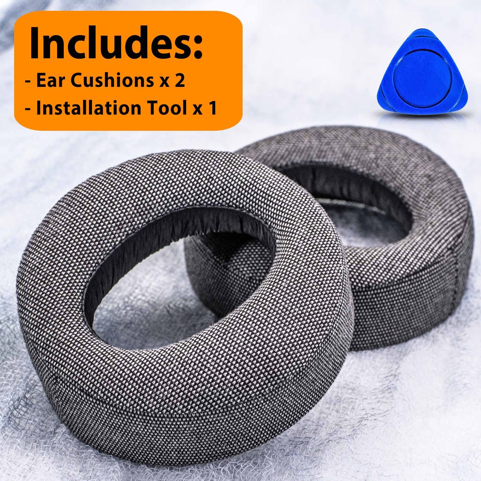 Replacement Ear Cushions for PS5 Pulse 3D Headset - Gray Soft Memory Foam Ear Pads Compatible with Playstation 5 - Enhance Gaming Comfort for Long Sessions & Noise Isolation