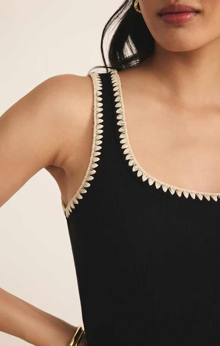 Jaidynn Ribbed Tank Top for Women - Soft Stretch Comfort Fit Casual & Layering - Perfect for Summer, Gym, and Everyday Wear