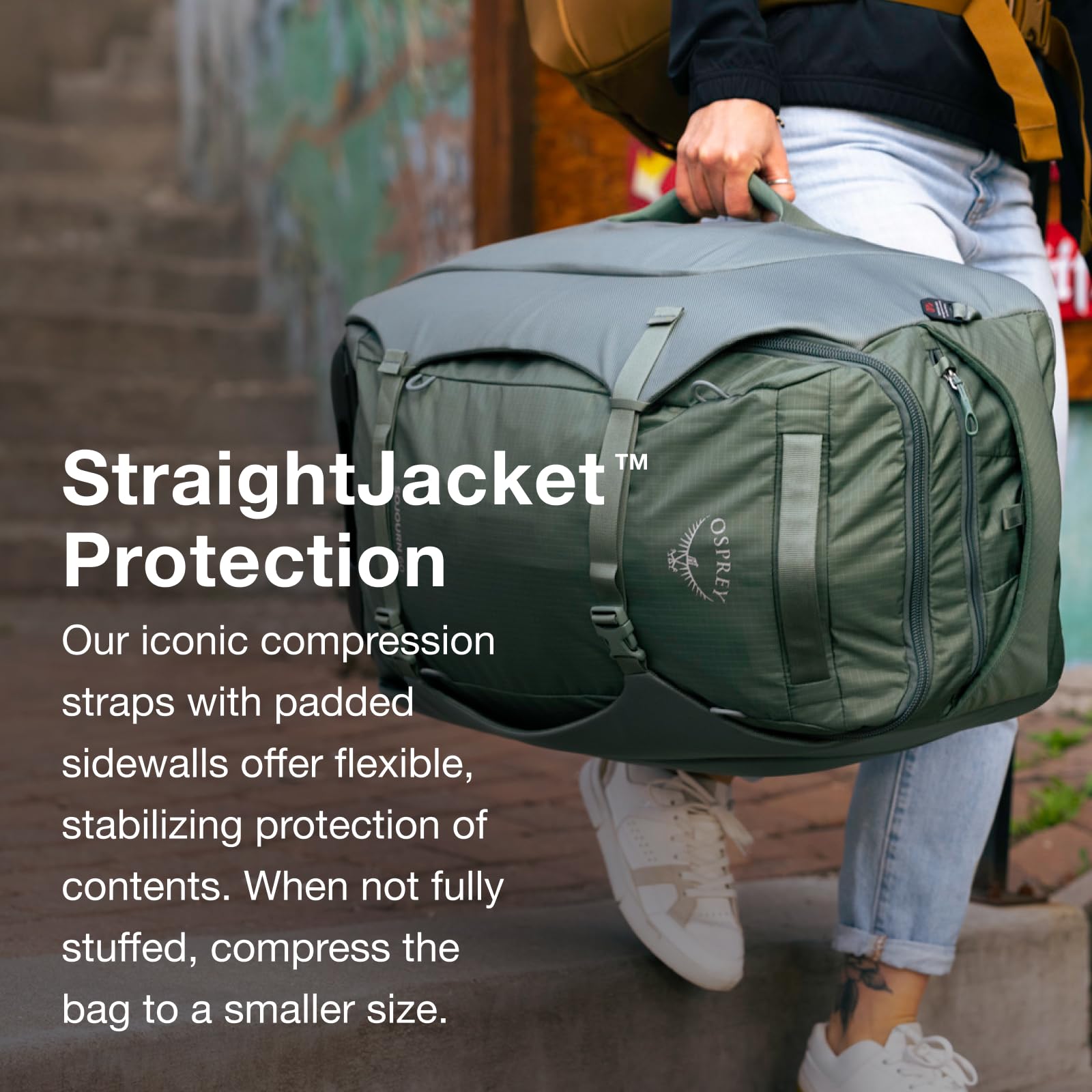 Osprey Sojourn Porter 45L Travel Backpack - Lightweight Carry-On Luggage for Men & Women - Perfect for Airplane, Hiking, and Business Trips