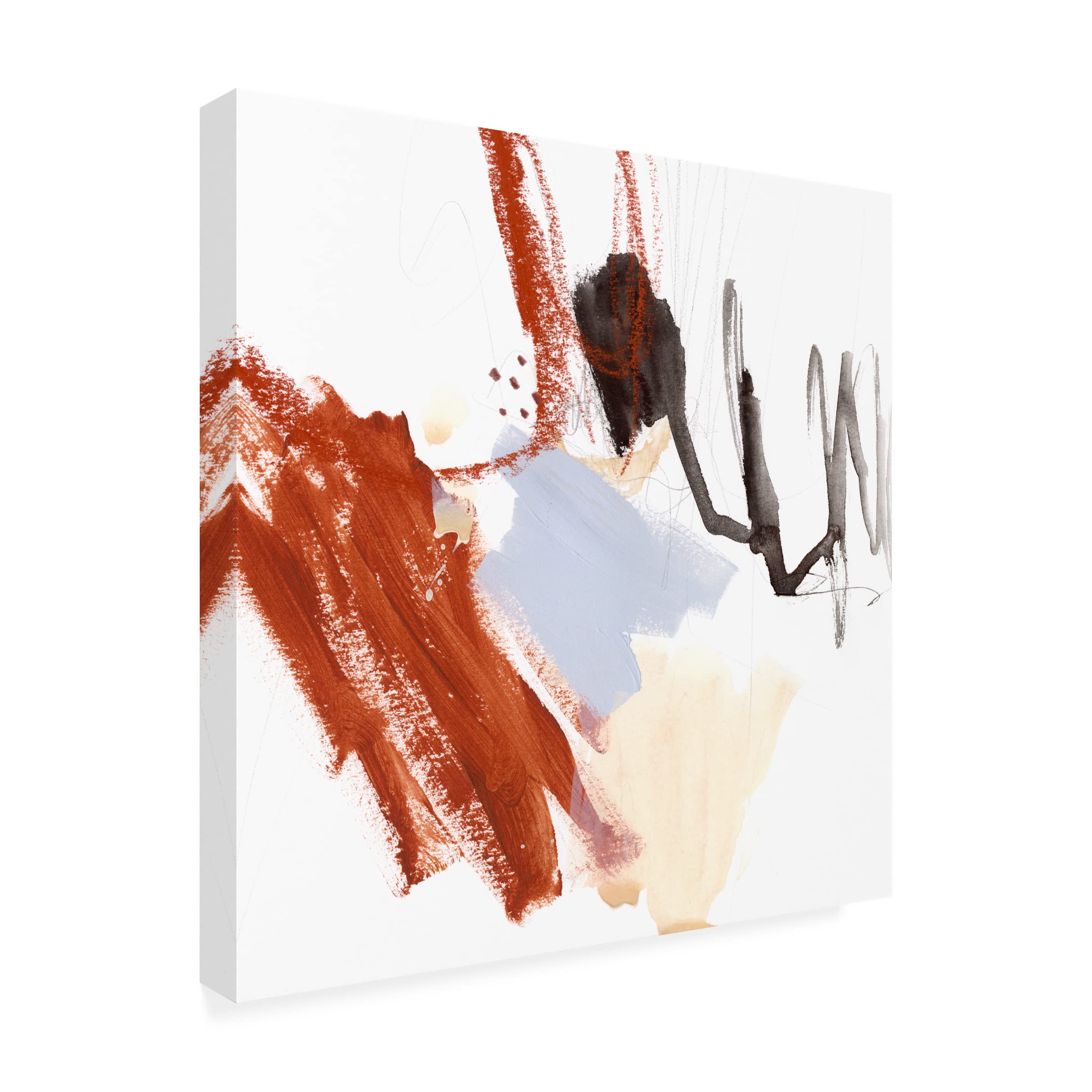 Victoria Borges 'Iron and Down III' Canvas Wall Art Print - Modern Abstract Home Decor for Living Room, Bedroom & Office | Trademark Fine Art Collection