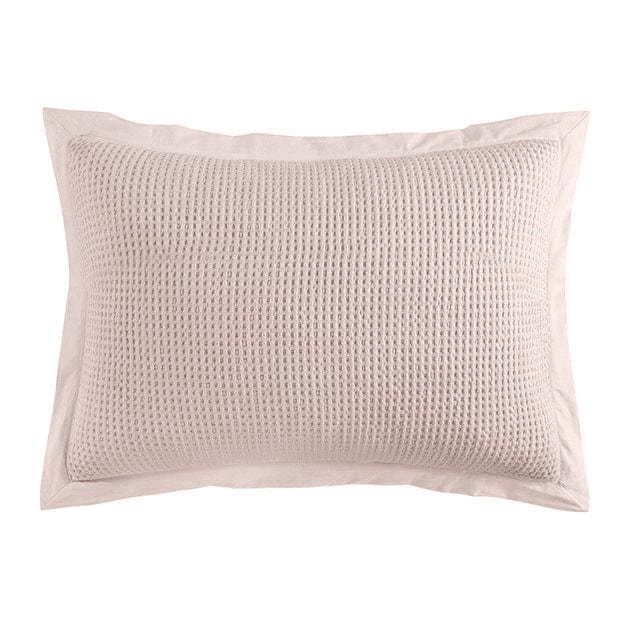 Stonewashed Cotton Waffle Weave Pillow Sham Set - Soft & Breathable Bedding for Cozy Home Decor - Perfect for Bedroom, Living Room, and Guest Room