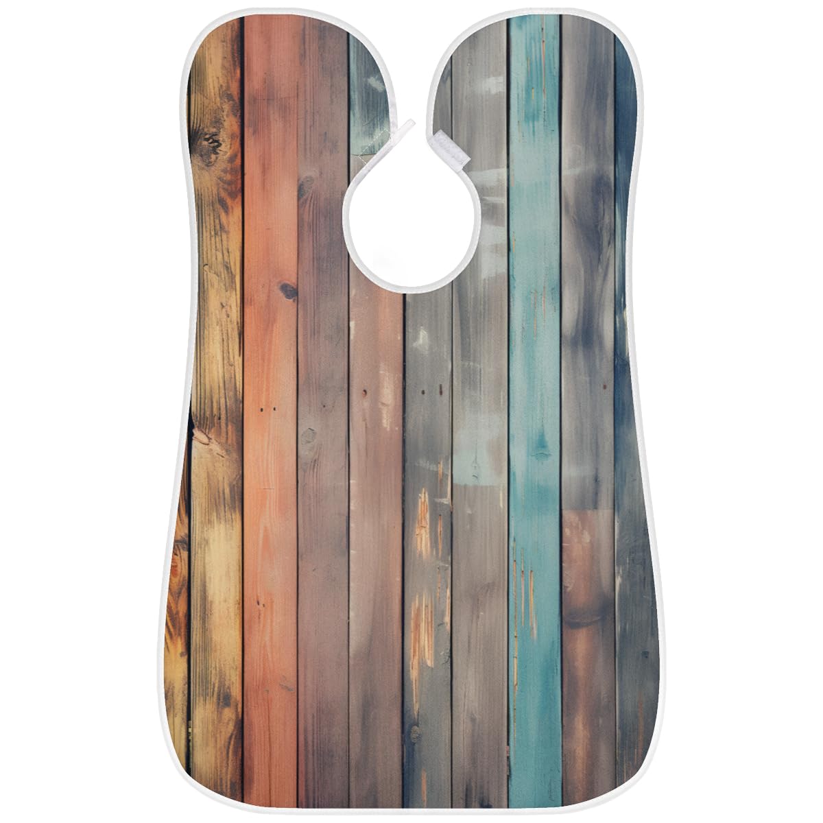 **Men's Wooden Beard Shaving Bib - Waterproof Makeup & Hair Dye Apron for Barbers, Stylists & DIY Grooming - Sink Hair Catcher & Beard Trimming Tool - Perfect for Home & Salon Use**