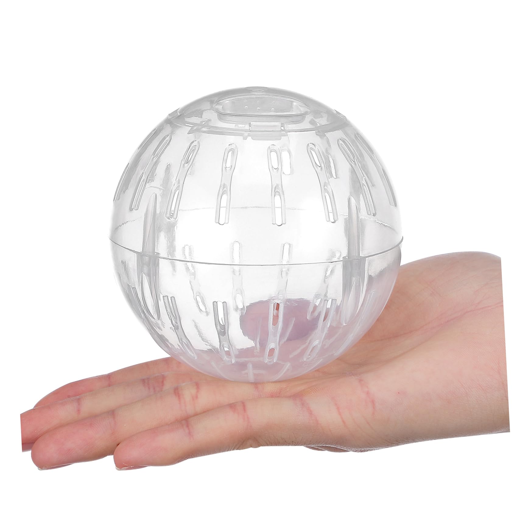 Small Animal Exercise Ball - 10cm Hamster Running Ball for Guinea Pigs, Mice & Tiny Pets | Durable Plastic Play Ball for Indoor Exercise & Fun Activities | Perfect for Playtime, Training & Pet Enrichment