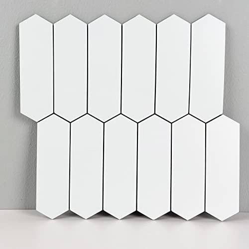 Long Hexagon White