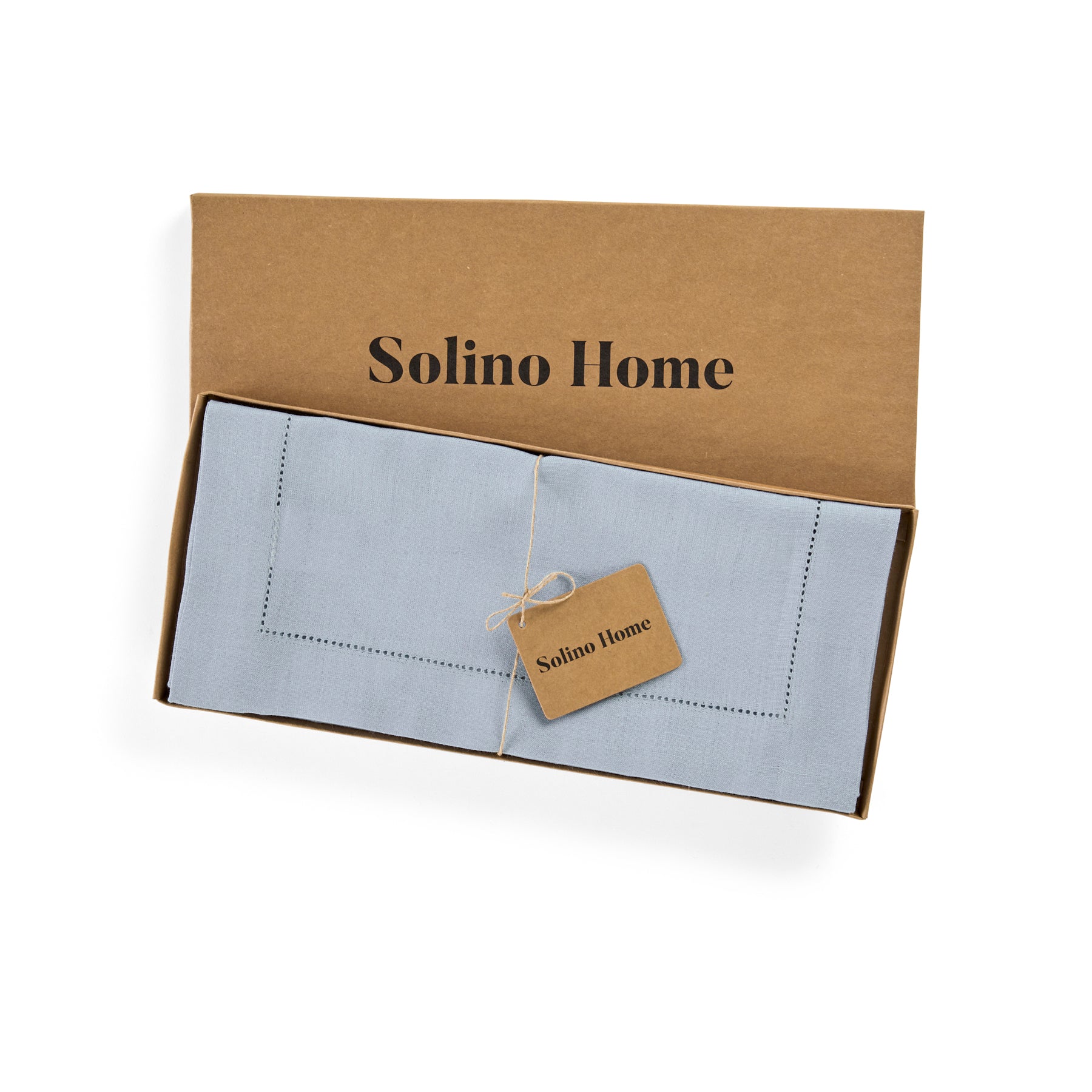 Elegant Classic Hemstitch Table Runner - Premium Linen Dining Decor for Weddings, Parties & Home Styling