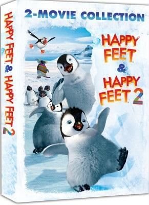 Happy Feet 1 & 2 DVD - Animated Penguin Movie Collection for Kids & Family - Perfect for Movie Nights & Birthday Gifts