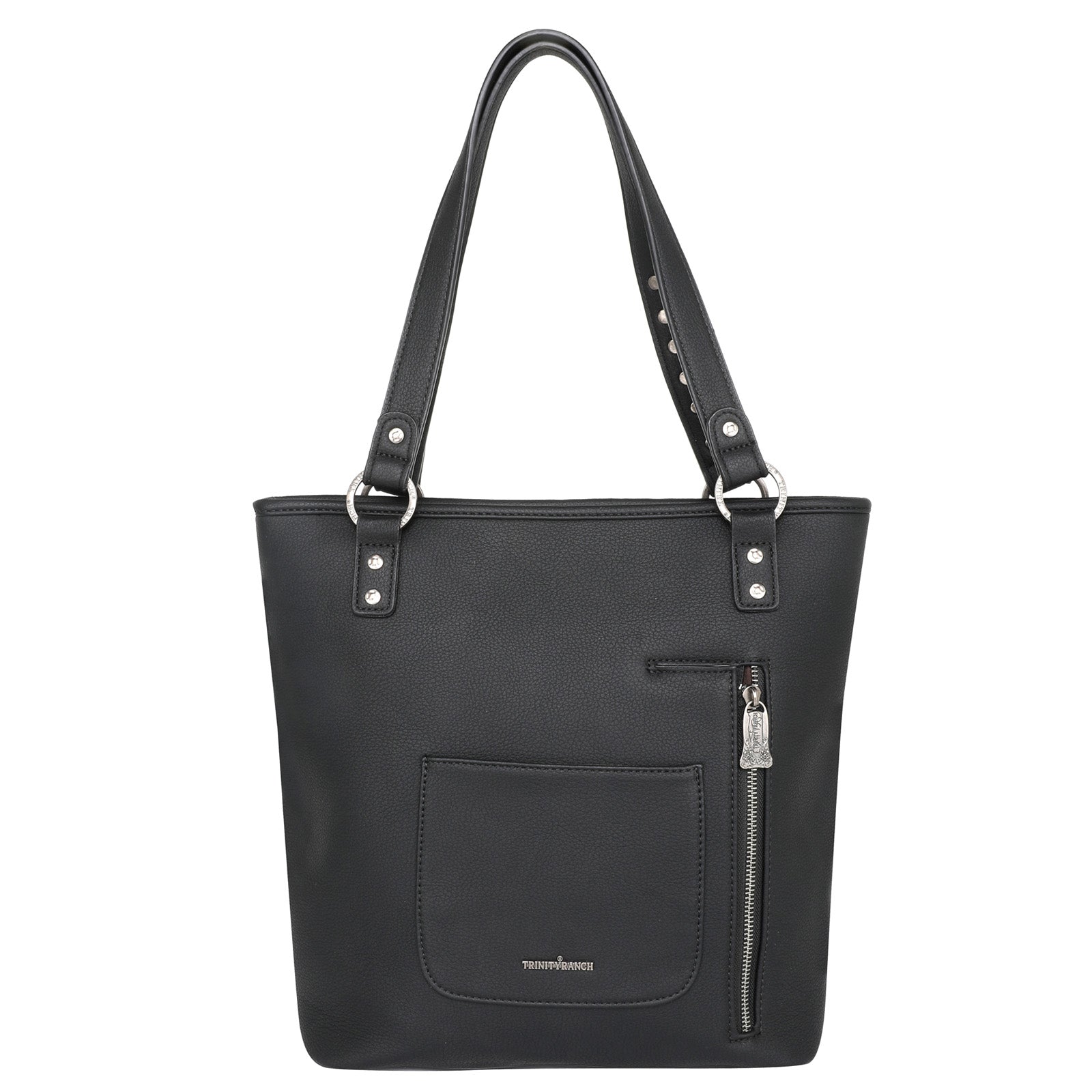 Trinity Ranch Genuine Hair-On Cowhide Concealed Carry Tote Bag - Stylish & Durable Handbag for Women, Perfect for Everyday Use, Travel & Outdoor Adventures