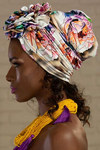 Stylish Cotton Turban Head Wrap for Women - Soft & Breathable Hair Scarf - Perfect for Yoga, Beach, or Everyday Fashion Accessory