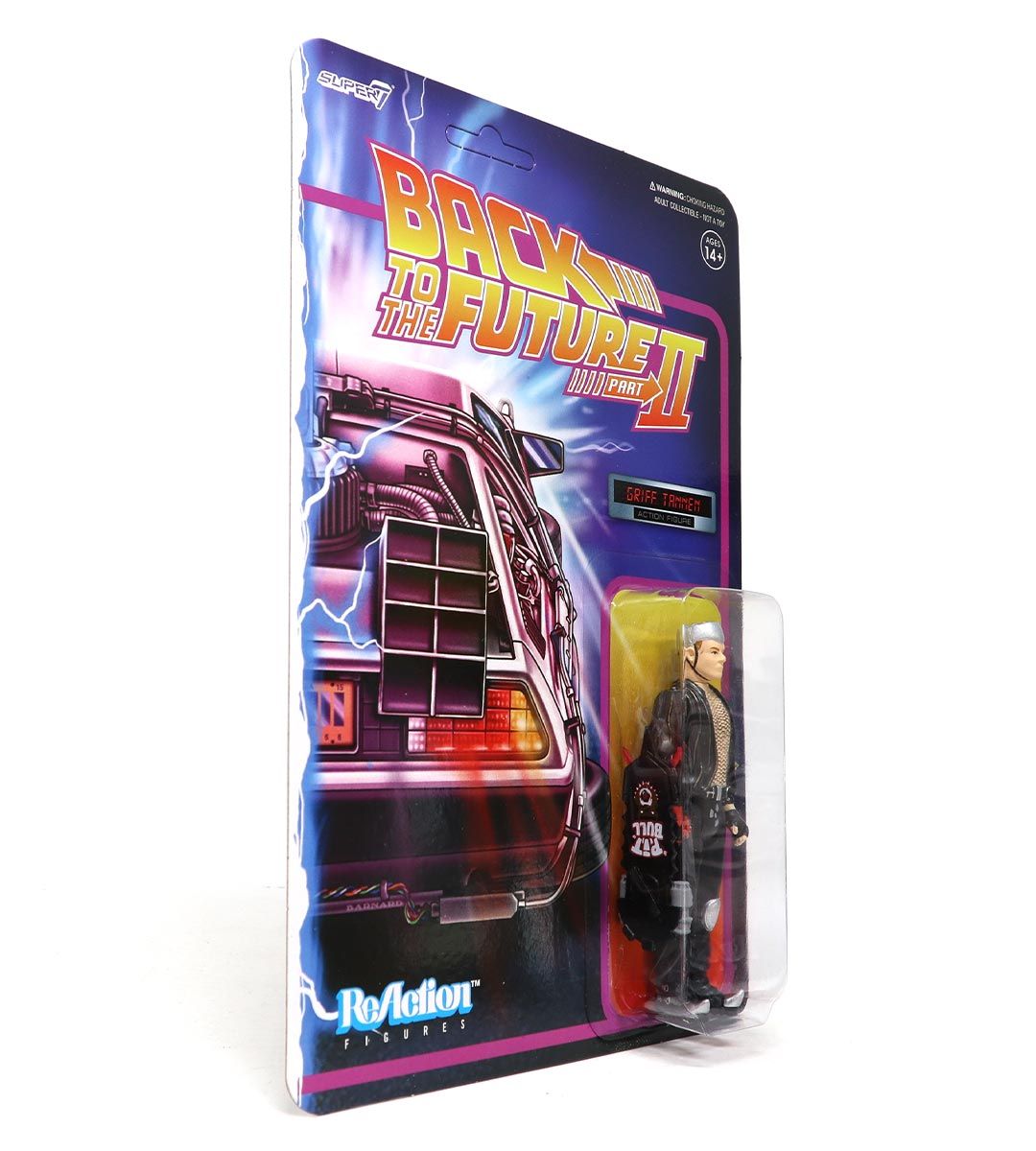 Griff Tannen BTTF2 ReAction Figure - Back to the Future Part 2 Collectible Toy for Fans & Movie Enthusiasts | Perfect for Display, Gifts, and Nostalgic Fun