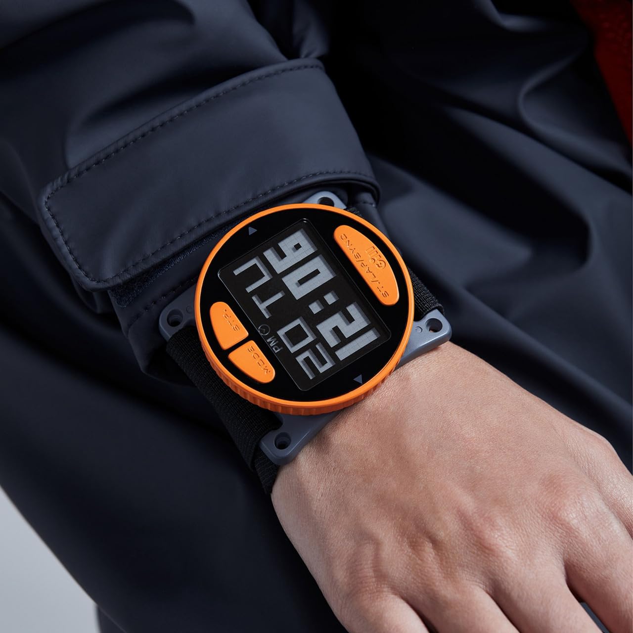 Gill Stealth Race Timer - Waterproof Sailing Watch with Compass - Black/Orange - Perfect for Competitive Sailing & Marine Navigation