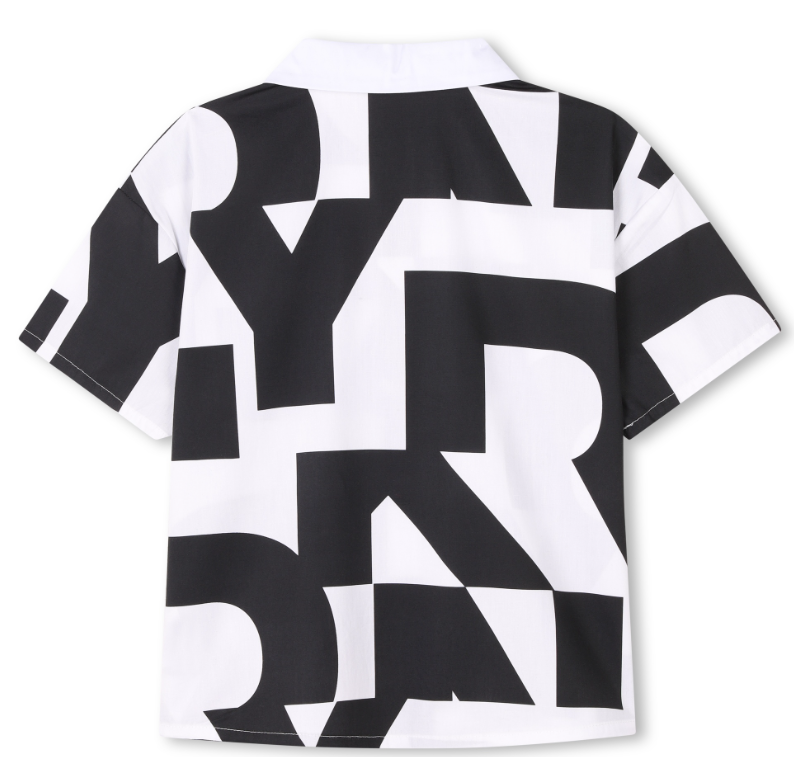 DKNY Button Down Logo Shirt for Women - Classic Casual & Office Wear (Size 4-10A) | Perfect for Work, Date Night & Everyday Outfits