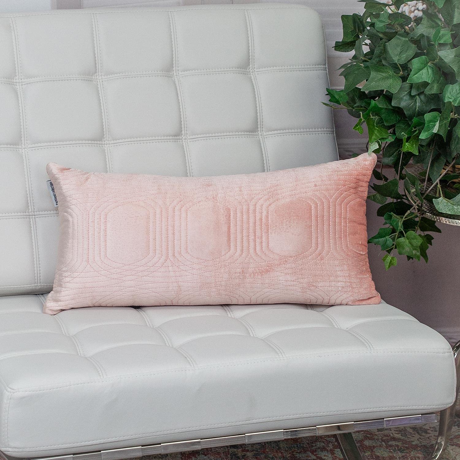 Stylish Iphis Transitional Pink Throw Pillow - Soft Decorative Cushion for Sofa, Bed & Home Decor - Perfect for Living Room, Bedroom & Nursery Accents