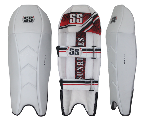 SS AEROLITE Cricket Wicket Keeping Pads - Lightweight Protective Gear for Wicket Keepers - Perfect for Practice & Professional Matches