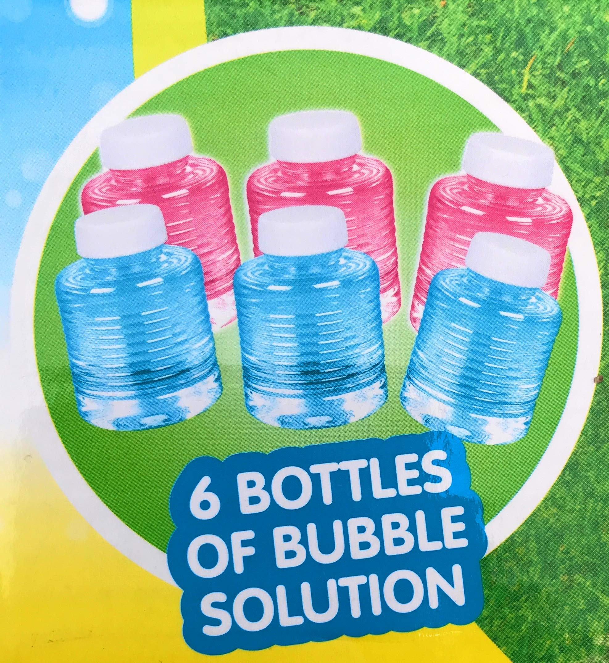 3 Bubble Guns with 6 Refill Solutions - Bubble Maker Blower Machine for Kids, Bubble Party Favors, Easter & Birthday Gifts | Indoor & Outdoor Play with LED Lights & Music | Perfect for Toddlers 3+ (Birthday Parties, Backyard Fun, Summer Activities)