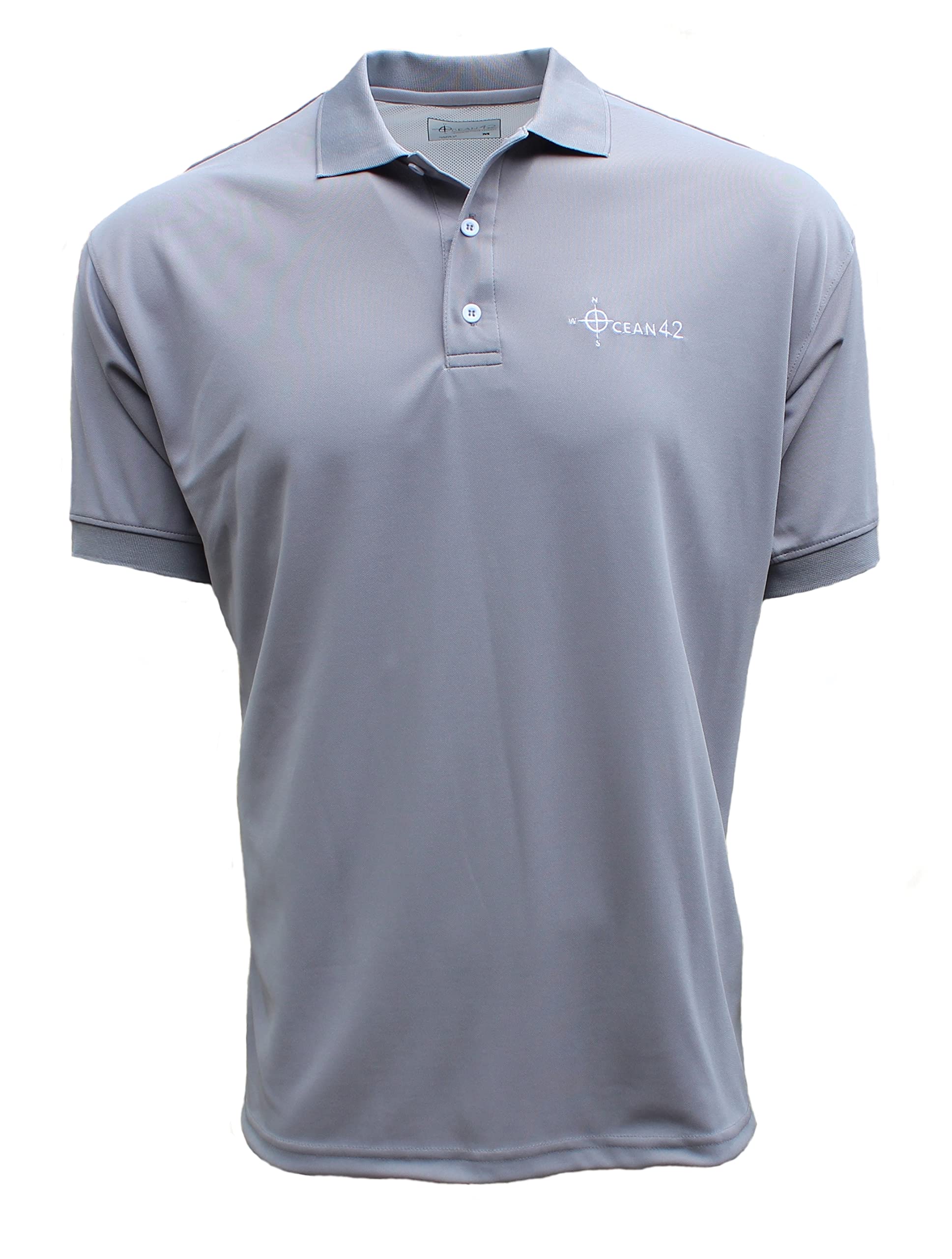 Breathable Men's Vented Back Polo Shirt - Moisture Wicking & Comfort Fit for Golf, Tennis & Casual Wear