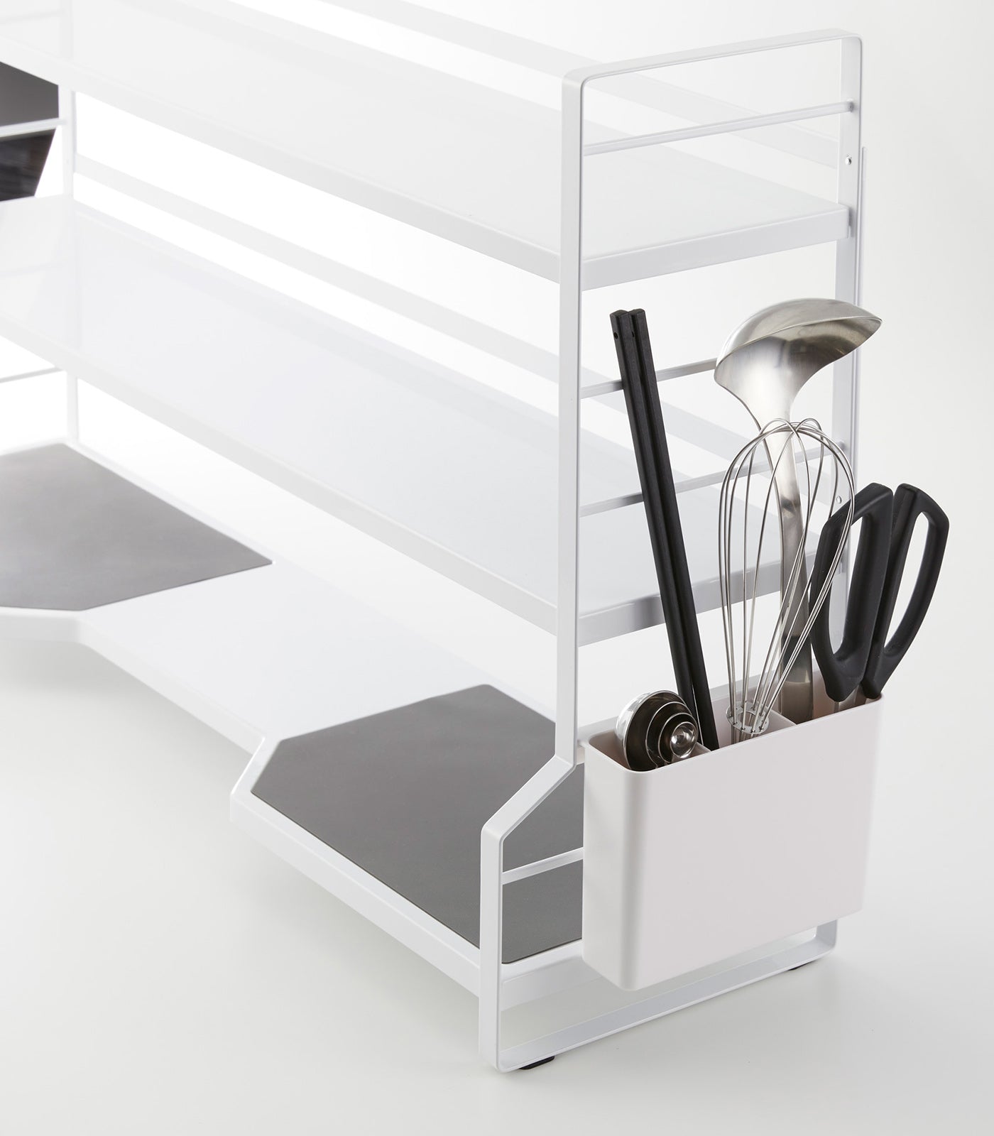 Sturdy Steel Countertop Shelves - Space-Saving Kitchen & Bathroom Organizer for Spices, Toiletries & Decorative Items
