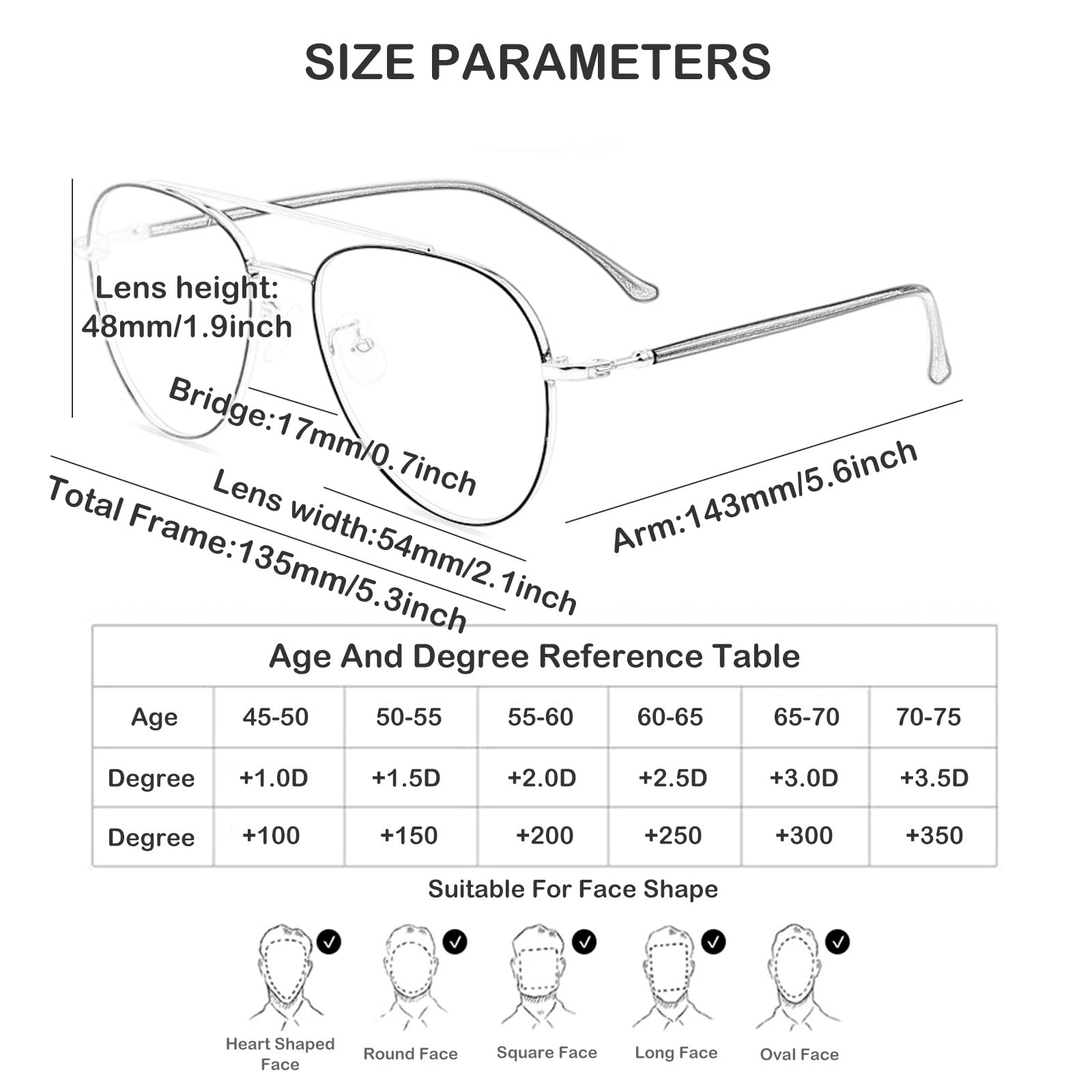 Photochromic Aviator Sunglasses for Men - Stylish Progressive Multifocal Reading Glasses with Large Metal Frame (Gold) - Perfect for Driving, Reading & Outdoor Activities