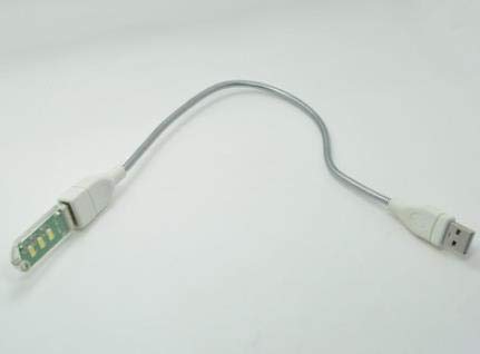 5-Pack Metal USB Hose Extension Cable with USB Lamp Cap - Flexible Snake Light for Home Decor, Parties & DIY Projects