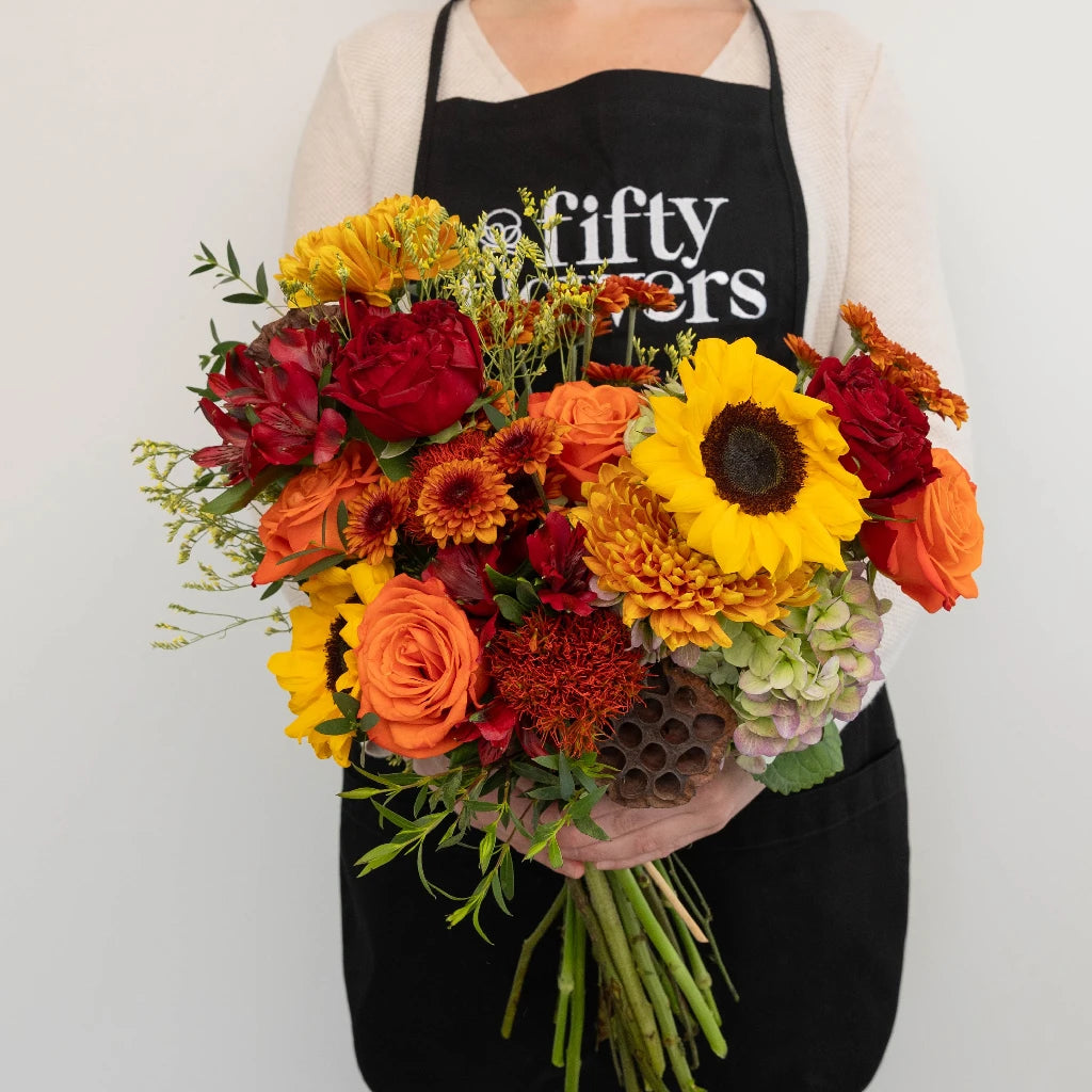 Autumn Dream Flower Centerpiece - Elegant Fall Floral Arrangement for Weddings, Home Decor, and Table Centerpieces | Perfect for Thanksgiving, Halloween, and Seasonal Decorations