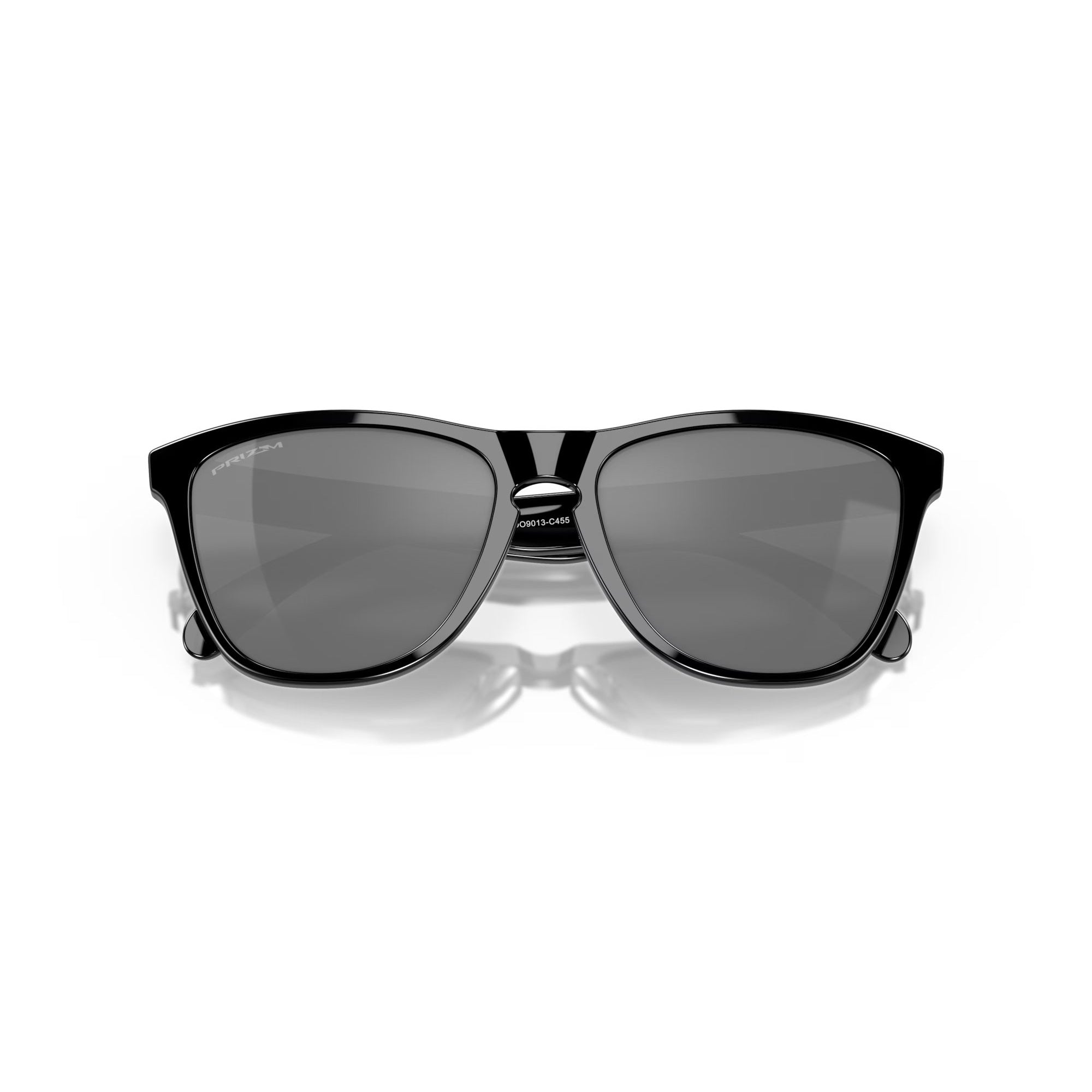 Oakley Frogskins Sunglasses - Polished Black Frame with 100% UV Protection - Perfect for Outdoor Sports, Running & Beach Activities