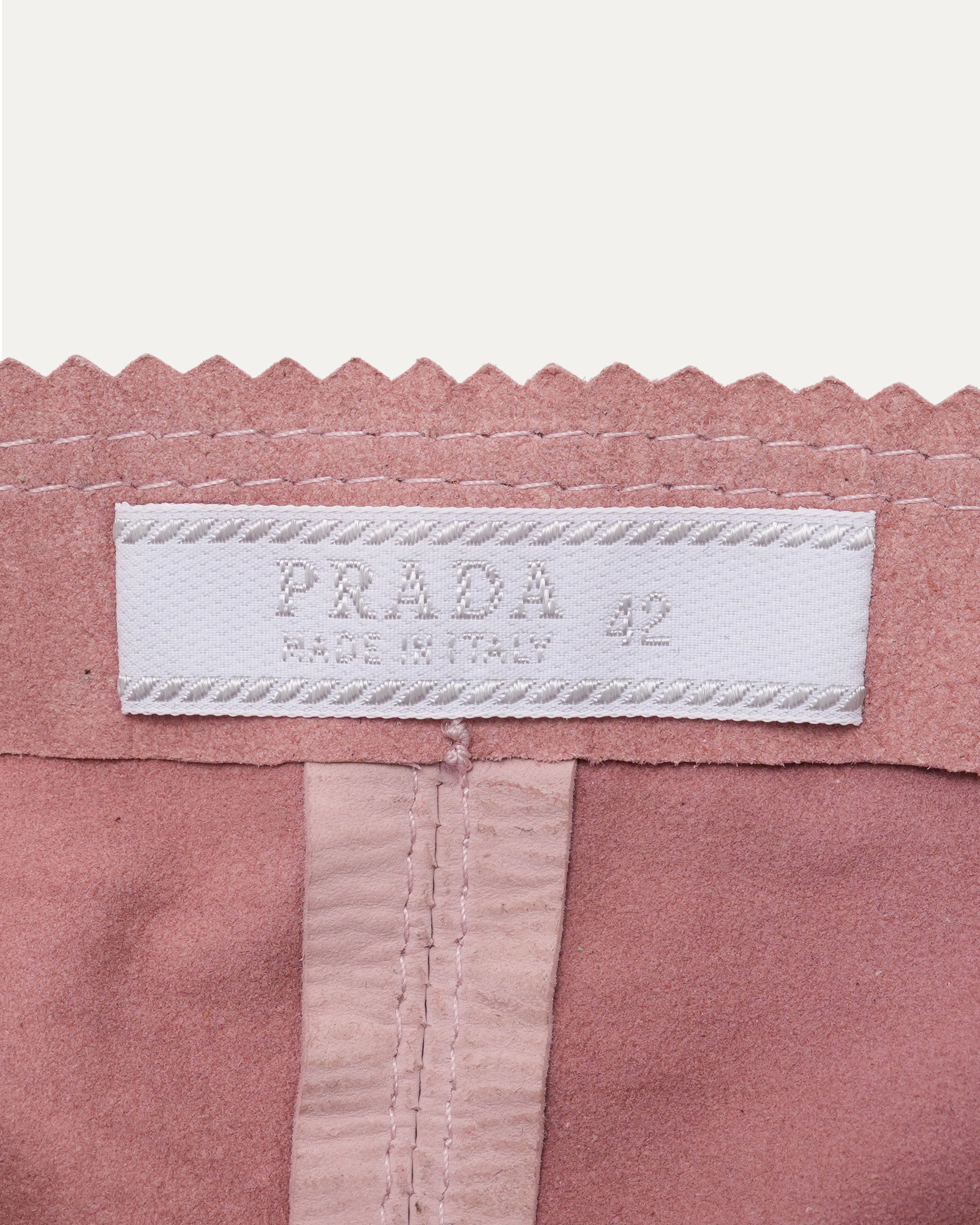 Prada 1990S Vintage Suede Top for Women | Classic 90s Fashion Blouse | Perfect for Casual Outfits, Retro Parties & Everyday Wear
