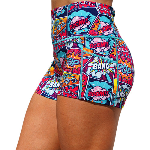 Knockout Women's Athletic Shorts - High Waist Workout Running Yoga Gym Shorts for Women | Comfortable & Breathable Activewear for Fitness & Casual Wear
