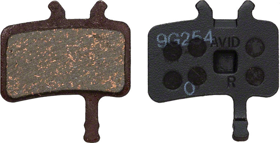 Avid Organic Disc Brake Pads - Steel Backed, Low Noise Brake Pads for Juicy & BB7 Disc Brakes (20-Pack Bulk Box) - Perfect for Mountain Bikes, Road Bikes & Cycling Maintenance
