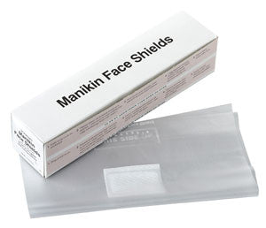 Disposable Face Shield for CPR Manikin Training - Pack of 36 - Ideal for Medical Practice, First Aid Classes & Emergency Response Scenarios