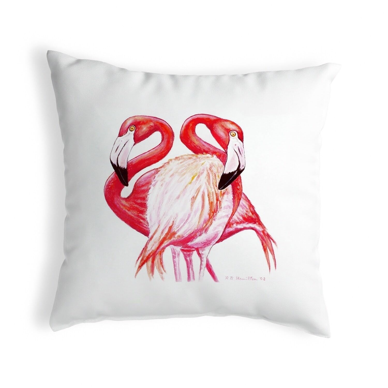Betsy Drake KS384 12x12 Inch Decorative Throw Pillow - Multi Color Soft Cushion for Sofa, Bed & Home Decor