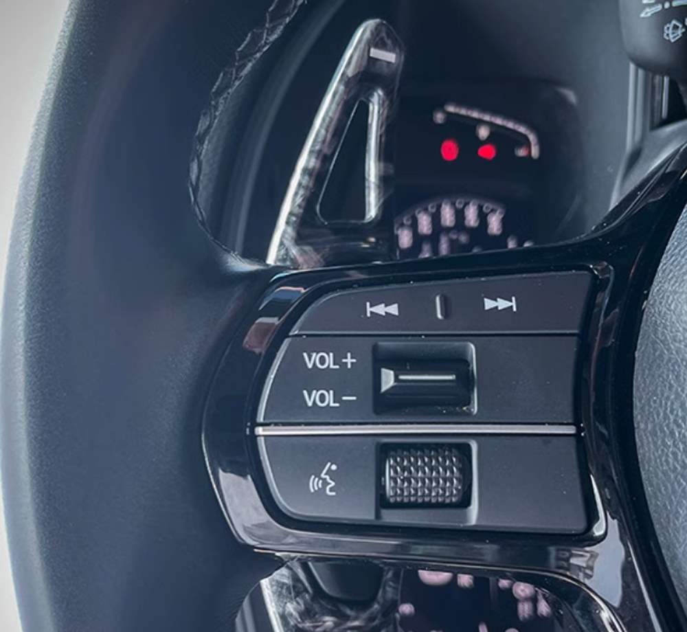 Premium Forged Carbon Fiber Steering Wheel Paddle Shifters for 2022+ Honda Civic, Accord & Integra - Upgrade Your Driving Experience with Sporty Gear Shifting
