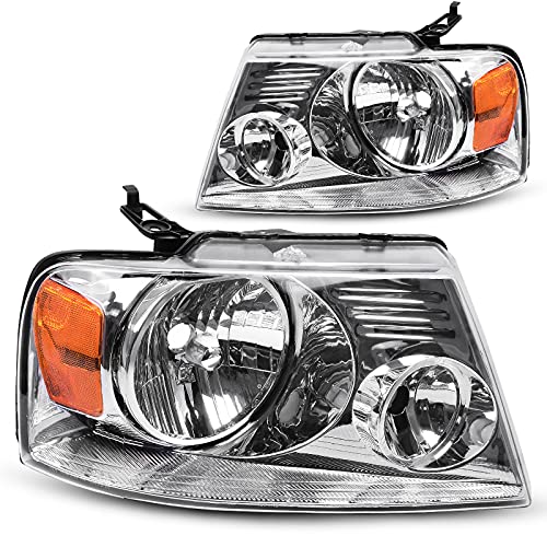 A Chrome Housing Amber Reflector Clear Lens