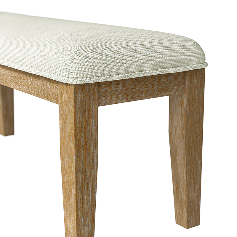 Elvira Farmhouse Style Durability Bench - Rustic Wooden Entryway Seating with Storage | Perfect for Hallway, Mudroom & Porch Decor