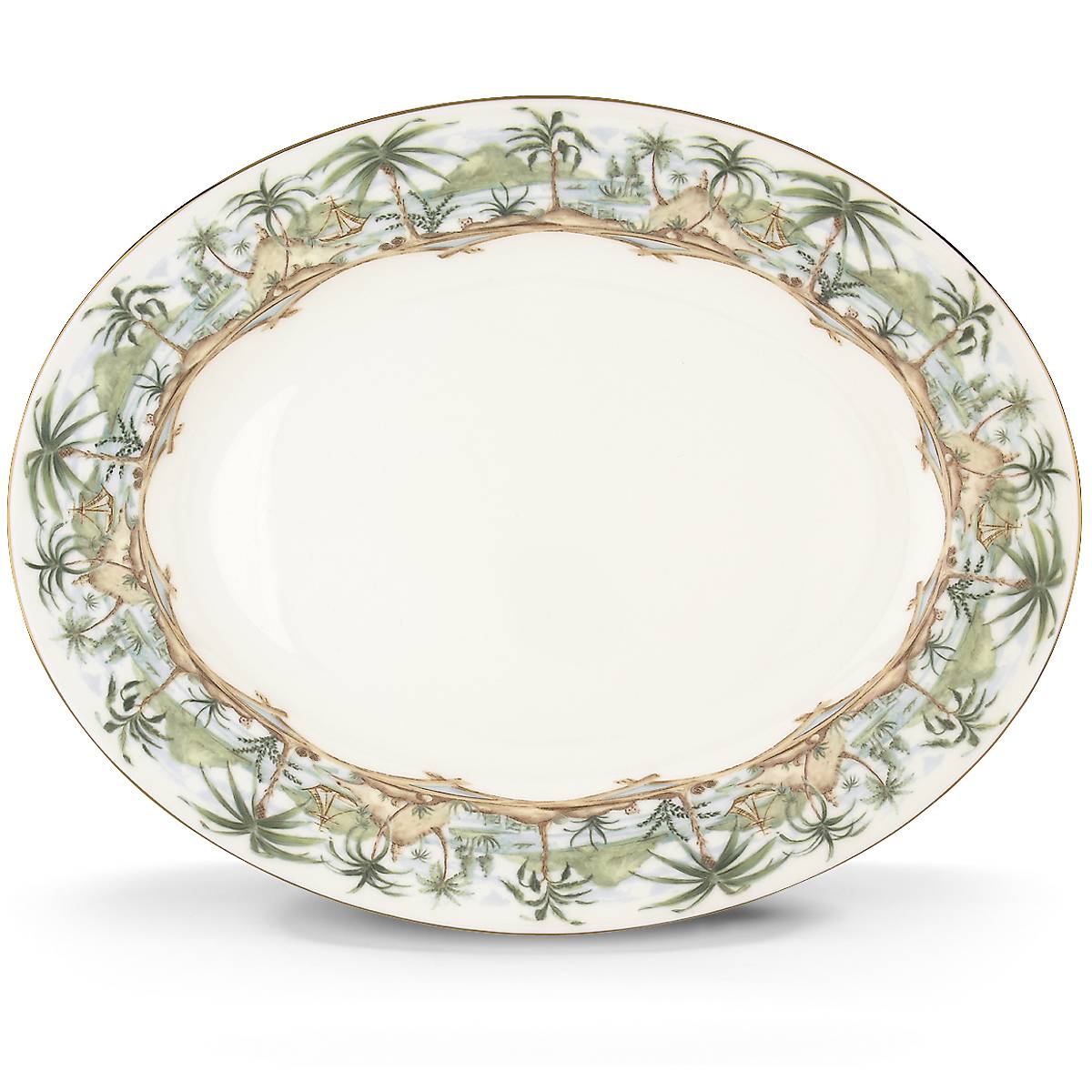 British Colonial Style Serving Platter - Elegant Large Wooden Tray for Cheese, Charcuterie & Entertaining - Perfect for Dinner Parties, Weddings & Home Decor
