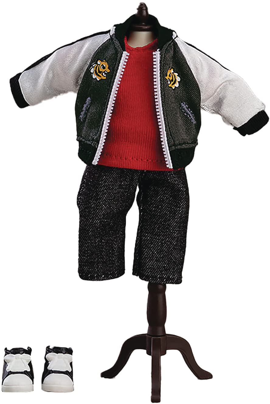 Good Smile Company Nendoroid Doll Outfit Set - Souvenir Jacket in Black | Anime Figure Clothing for Display & Photography | Perfect for Collectors & Cosplay Enthusiasts