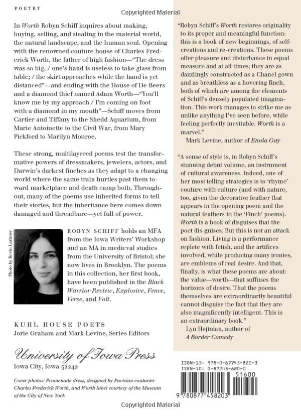 Worth (Kuhl House Poets) - Contemporary Poetry Collection for Book Lovers & Literary Enthusiasts | Perfect for Reading, Gifting & Home Library Decor