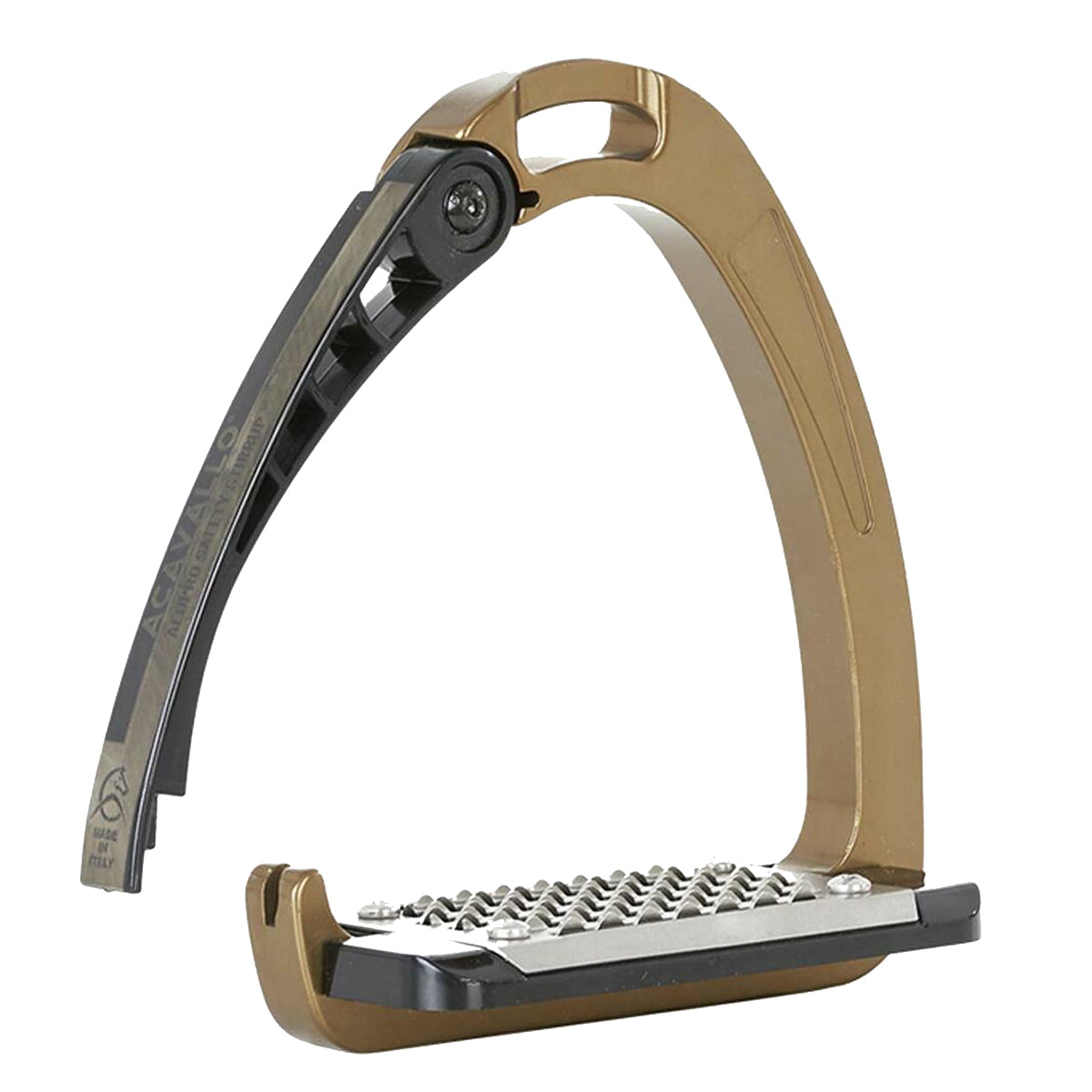 Acavallo Arena AluPro Stirrups - Lightweight Aluminum Horse Riding Stirrups for Equestrian & Show Jumping - Perfect for Training & Competitions