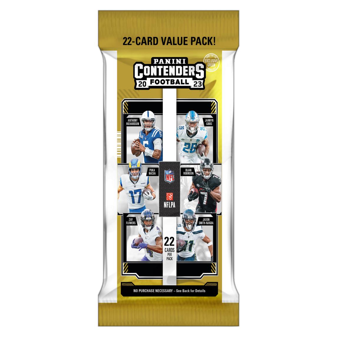 2023 Panini Contenders Football Trading Cards Value Pack - Collectible Sports Cards for Trading, Investing & Fantasy Football Fans