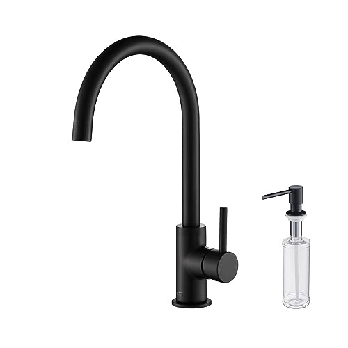 Matte Black W/ Soap Dispenser