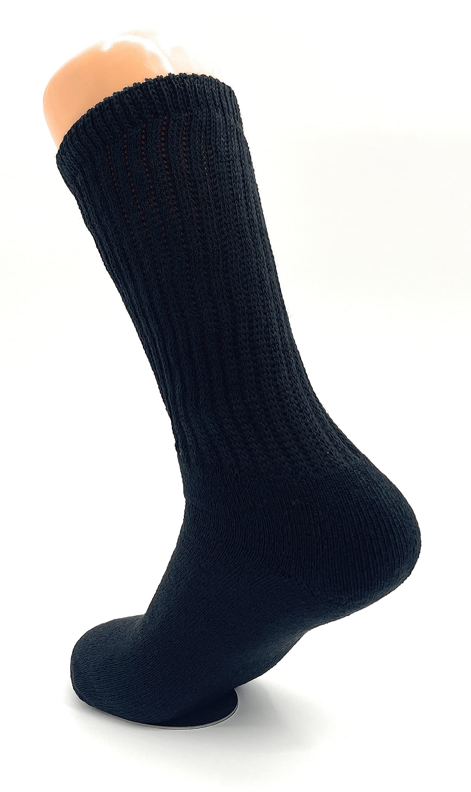 Premium American-Made Women's Cotton Mid-Calf Crew Socks - 3 Pack Cushioned Comfort for Work, Hiking & Everyday Wear