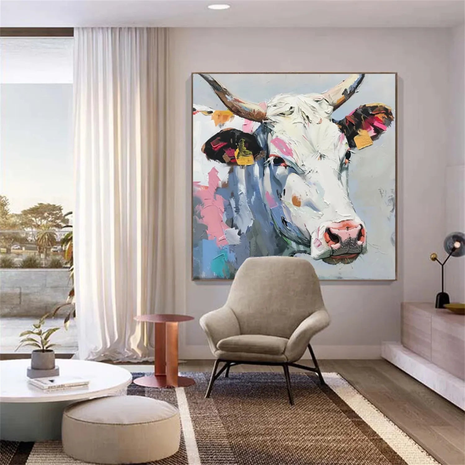 Animal Art Painting #AP093 - Handmade Wildlife Canvas Art for Home & Office Decor | Perfect for Living Room, Bedroom, or Gift