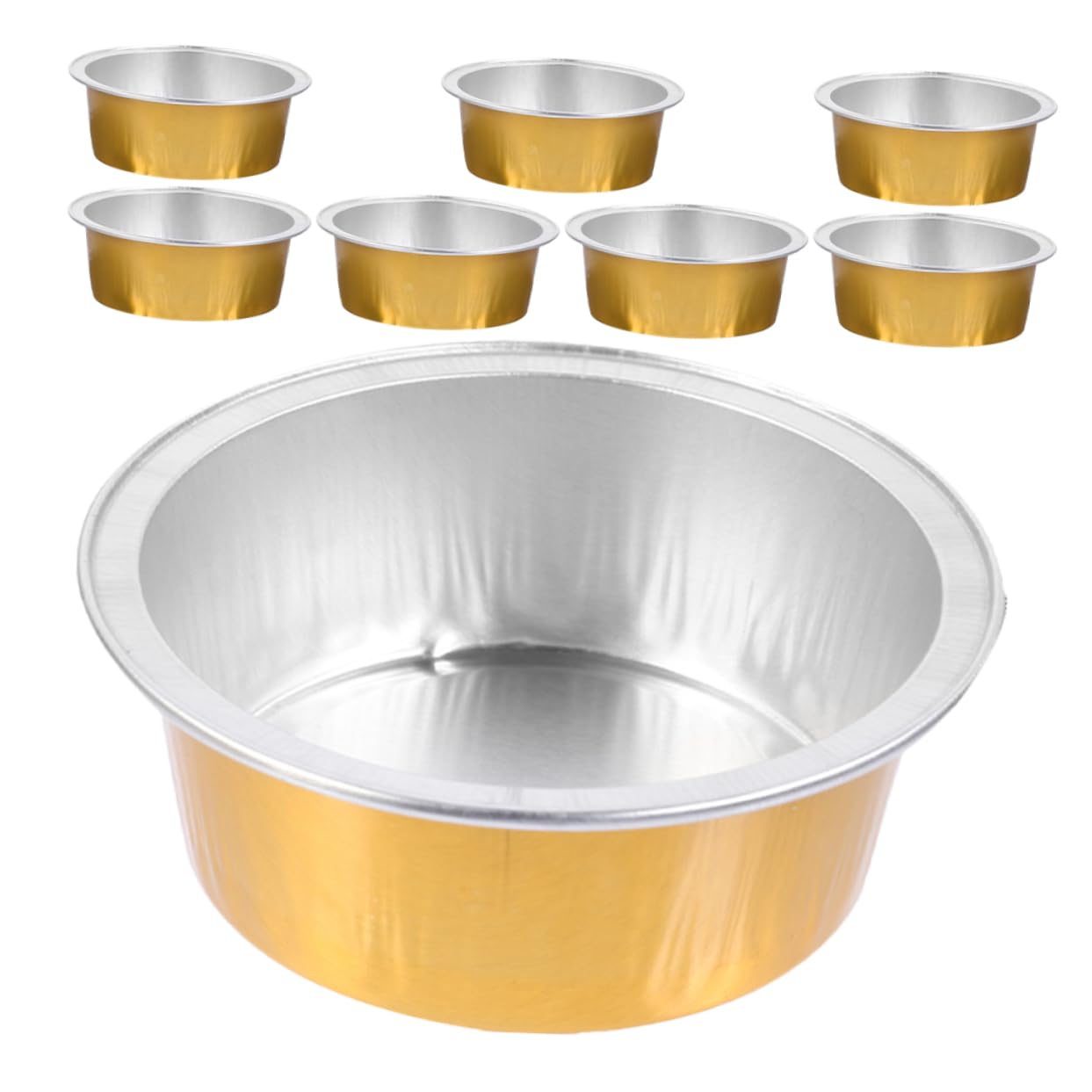 IPetBoom 8-Piece Hair Removal Wax Kit with Small Bowl Heater, Wax Warmer, Melts & Aluminum Foil - Golden Waxing Supplies for Smooth Skin at Home/Salon | DIY Bikini, Face & Body Hair Removal