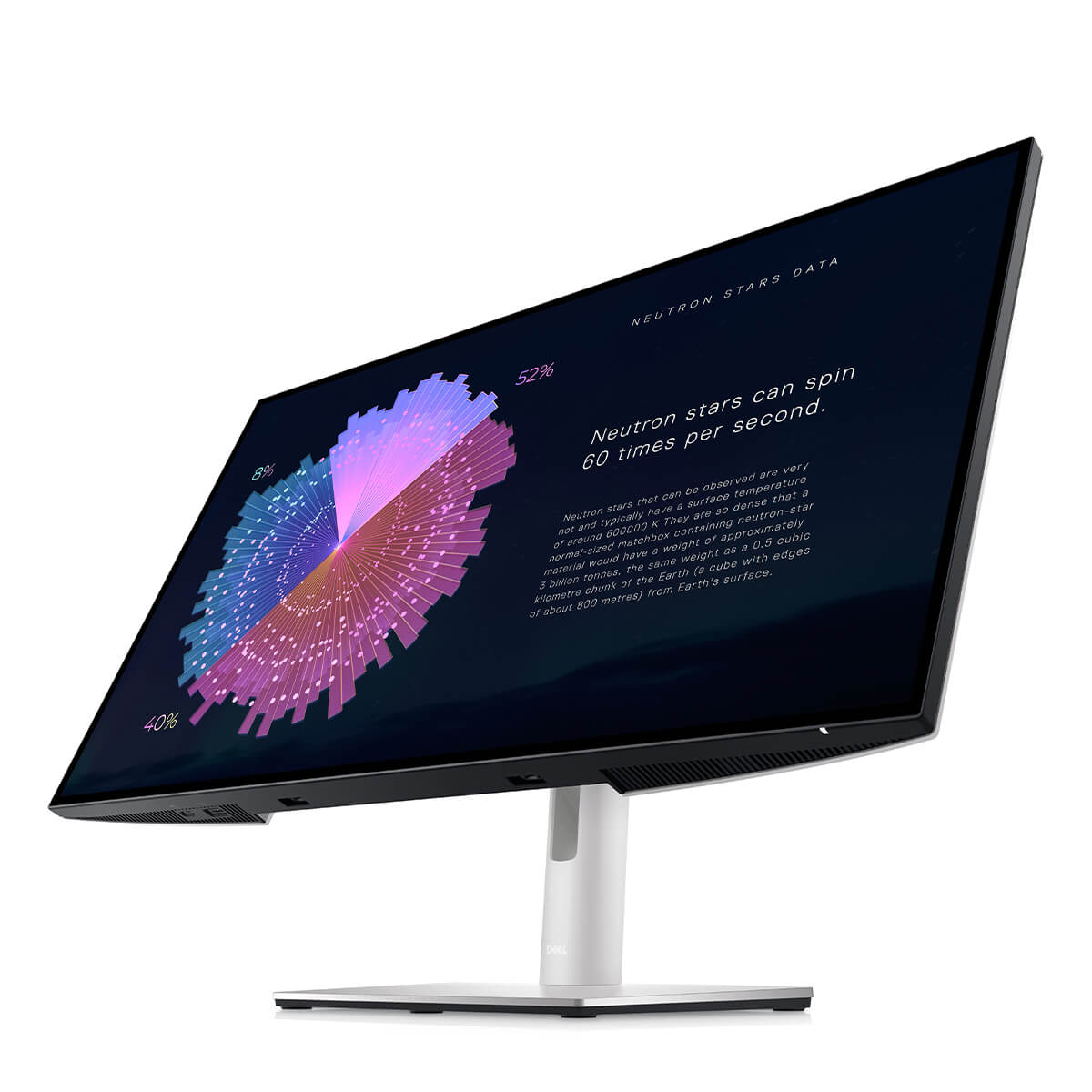 Dell UltraSharp U2722DE 27-inch QHD USB-C Hub Monitor - 2560x1440 Resolution, 99% sRGB, for Home Office & Gaming Setup