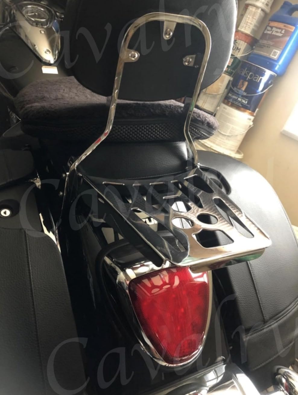 97-03 Honda Valkyrie GL1500 Motorcycle Luggage Rack - Heavy Duty Rear Trunk Carrier for Touring & Road Trips - Perfect for Long Distance Travel & Storage Accessories
