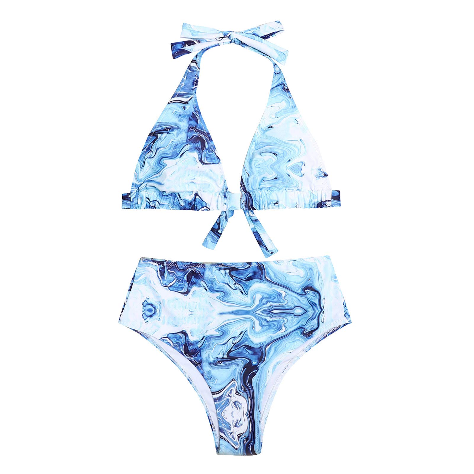 Women's Push-Up Printed Swimsuit Set - Fashionable Beachwear with Removable Padding for Swimming, Sunbathing & Vacations