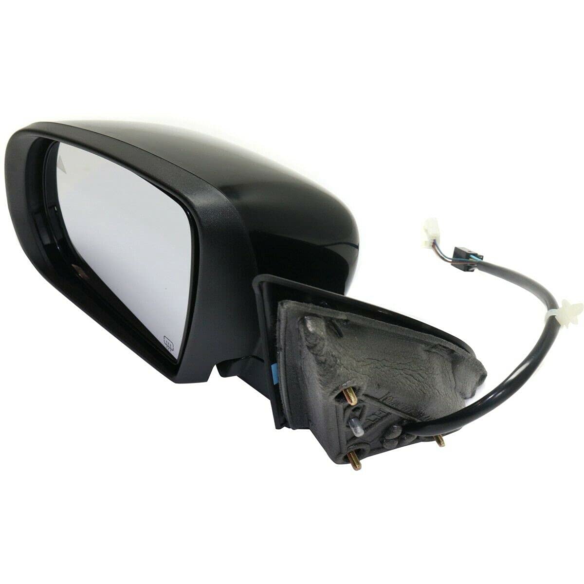 Left Hand Side Heated Mirror for Jeep Cherokee - Driver Side Replacement - Perfect for Winter Driving & Defrosting in Cold Weather