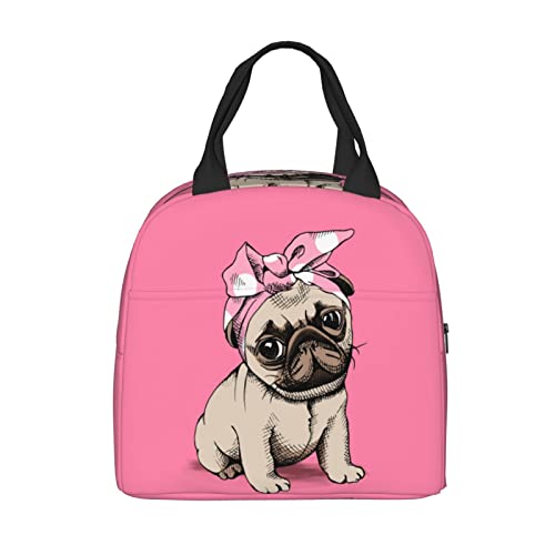 Cute Pink Pug