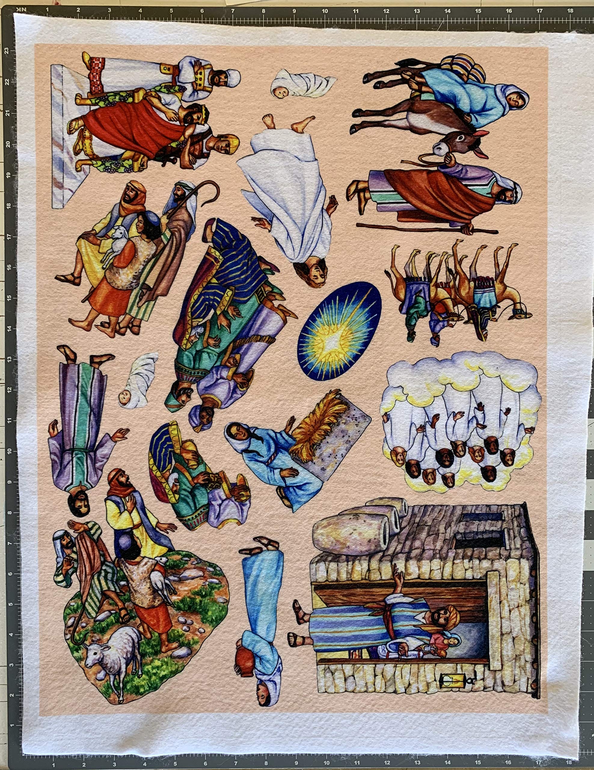 Story Time Felts - 13 Jesus Bible Stories Set with Parables, Miracles, Birth & Crucifixion Felt Figures | Flannel Board for Kids Ages 6+ | Sunday School, Homeschool & Family Bible Study Activities